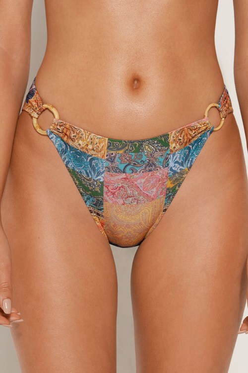 Tezenis Chic Bamboo Bikini Bottoms Kolorowe | 4612-TWELB