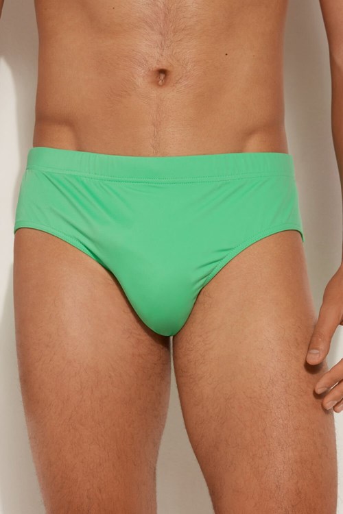 Tezenis Microfiber Bikini Bottoms Zielone Mięta Zielone | 5791-YKJGA